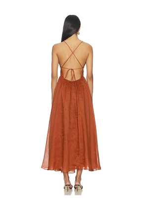 Bardot Arletha Halter Maxi Dress in Brown. Size 4. Also in 10, 12, 2, 6, 8.