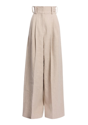 Elie Saab Cotton Canvas Pants - Moda Operandi