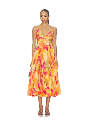 ASTR the Label Blythe Dress in Orange. Size XS. Also in S, M, L, XL.