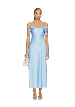 ASTR the Label Hera Dress in Blue. Size XS. Also in S, M, L, XL.