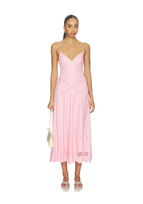 ASTR the Label Lainey Dress in Pink. Size XS. Also in S, M, L, XL.