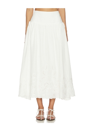 ASTR the Label Stevie Skirt in White. Size XS. Also in S, M, L, XL.
