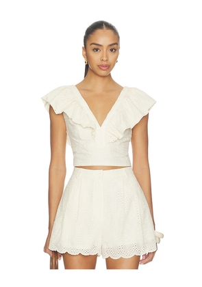 ASTR the Label Margo Top in Cream. Size XS. Also in S, M, L, XL.