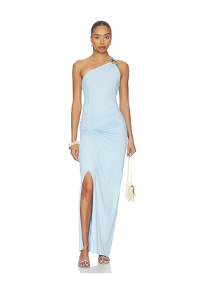 Baobab Canoa Maxi Dress in Blue. Size XS. Also in S, M, L, XL.
