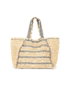 BTB Los Angeles Tulay Tote Bag in Blue.