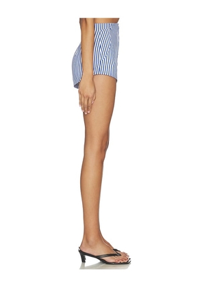 Amanda Uprichard Cara Shorts in Blue. Size XS. Also in XL.
