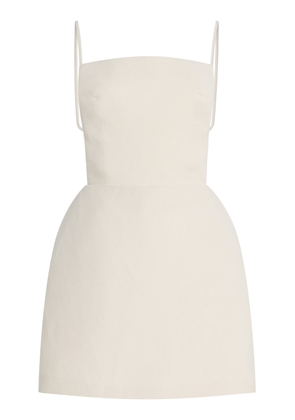 Calvin Klein Collection Henrietta Apron Silk Blend Mini Dress - Moda Operandi