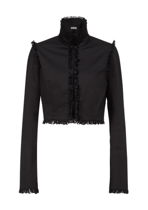 Ludovic de Saint Sernin Odile Lace-Trimmed Jacket - Moda Operandi
