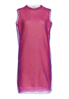 Jil Sander Double-Layered Sheer Mini Dress - Moda Operandi