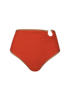 Johanna Ortiz Susurro Del Agua High-Rise Bikini Bottom - Moda Operandi