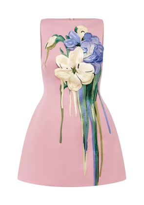 Leo Lin Ali Embroidered Mini Dress - Moda Operandi