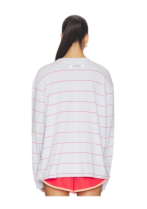 Free People x FP Movement Printed Hustle Layer Top in Baby Blue. Size XS. Also in S, M.