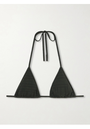 TOTEME - Monogram Bikini Top - Green - xx small,x small,small,medium,large,x large