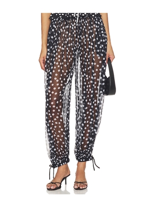 Leslie Amon Balloon Pants in Black. Size L. Also in XS, S, M, XL.
