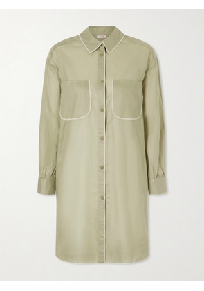Eres - Phare Cotton Shirt - Green - small,medium,large