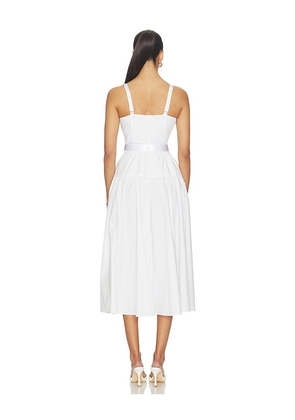 L'AGENCE Rima Dress in White. Size 0. Also in 4, 8, 10.