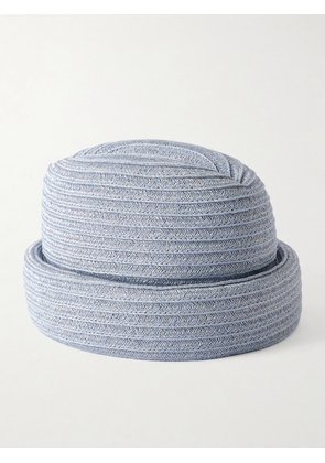 Gigi Burris - Sharina Woven Straw Cap - Blue - One size
