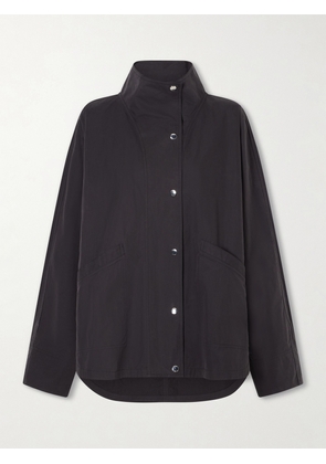 TOTEME - Organic Cotton-blend Jacket - Black - EU 32,EU 34,EU 36,EU 38,EU 40,EU 42