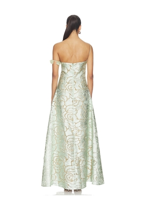 Sonya Moda Paloma Gown in Sage. Size S. Also in XS, M, XL.