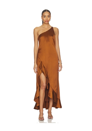 Steve Madden Mindy Dress in Metallic Copper. Size 4. Also in 0, 2, 6, 8, 10, 12.