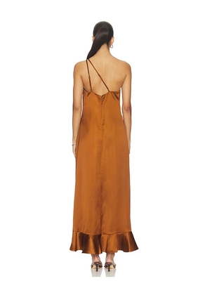 Steve Madden Mindy Dress in Metallic Copper. Size 4. Also in 0, 10, 12, 2, 6, 8.