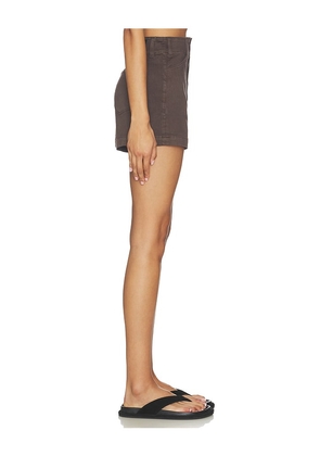 PAIGE Olivia Short in Chocolate. Size 23. Also in 24, 26, 27, 28, 29, 30, 31, 32, 33, 34.
