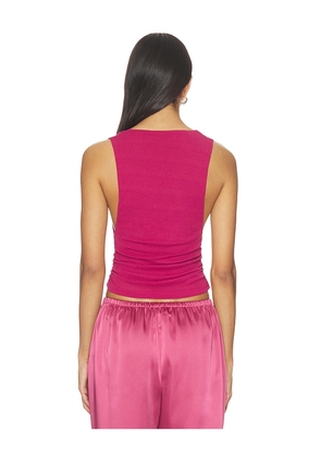SOVERE Loni Top in Red. Size S. Also in L, M, XS.