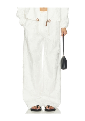 Proenza Schouler White Label Shilo Pant in White. Size XS. Also in S, M, L.