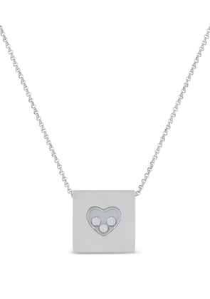 Chopard Pre-Owned Happy Diamonds heart necklace - Silver