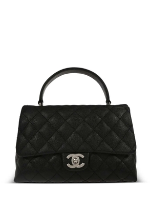 CHANEL Pre-Owned 2006 Caviar leather top handle handbag - Black