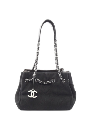 CHANEL Pre-Owned 2006-2008 V-stitch chain shoulder bag - Black