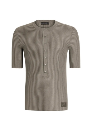 Dolce & Gabbana serafino silk pullover - Brown