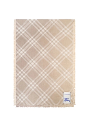 Burberry gradient Check wool silk scarf - Neutrals