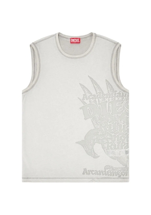 Diesel grapjic-print tank top - Grey