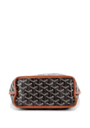 Goyard Pre-Owned Anjou Reversible Tote Coated Canvas Mini satchel - Brown