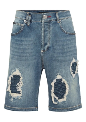 Philipp Plein Formentera denim shorts - Blue