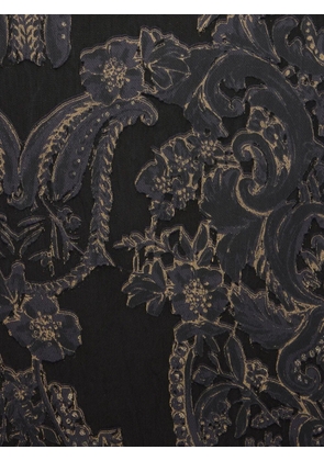 Roberto Cavalli Ornamental scarf - Black