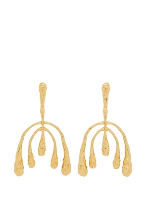 Alexis Bittar hammered drop earrings - Gold