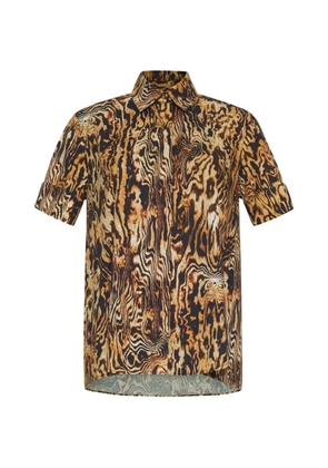 Adam Lippes Charlie animal-print shirt - Brown