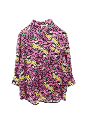 Marni Pre-Owned × Bruno B Bonetto 2010s snake-print shirt - Pink