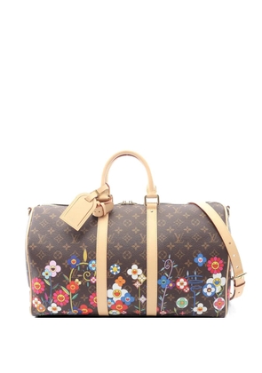 Louis Vuitton Pre-Owned x Takashi Murakami 2021s 45 Keepall Bandouliere Boston bag - Brown