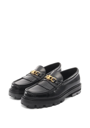 Celine Pre-Owned Margaret Triomphe leather loafers - Black