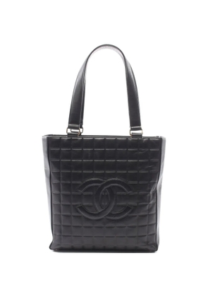 CHANEL Pre-Owned 1989-1991 Chocolate Bar tote bag - Black