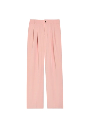 Varley Jayla pleated wide-leg trousers - Pink