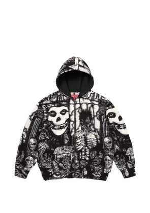 Supreme Misfits zip-up hoodie - Black
