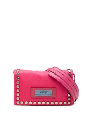 Prada Pre-Owned 2013-2026 Tessuto Etiquette crossbody bag - Pink