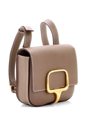 Hermès Pre-Owned Della Cavalleria Shoulder Bag Epsom Mini crossbody bag - Grey