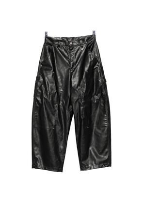 TEAM WANG design Reset wide-leg trousers - Black