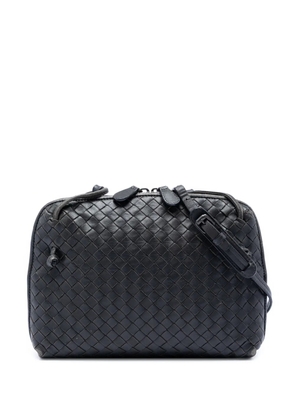 Bottega Veneta Pre-Owned 2012-2026 Nappa Intrecciato Nodini crossbody bag - Black