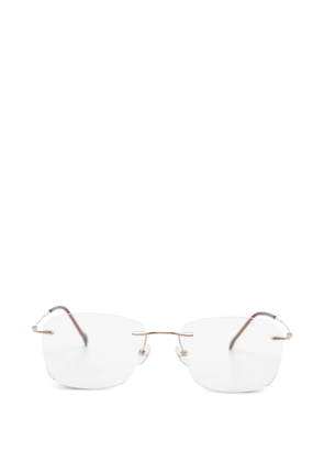 STEPPER EYEWEAR rimless rectangle-frame glasses - Gold